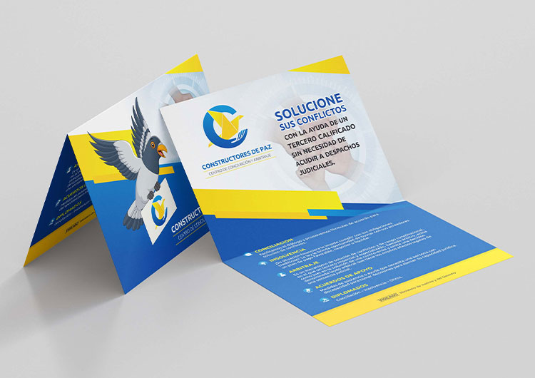 Proyecto destacado Pepa Creativa: Branding Construpaz Flyer