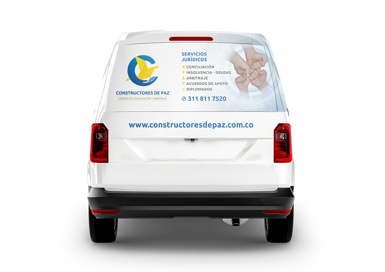 Proyecto destacado Pepa Creativa: Branding Construpaz Van